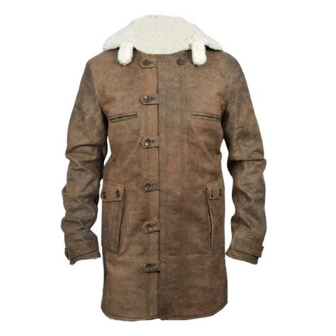 bane jacket replica uk|bane coat distressed brown.